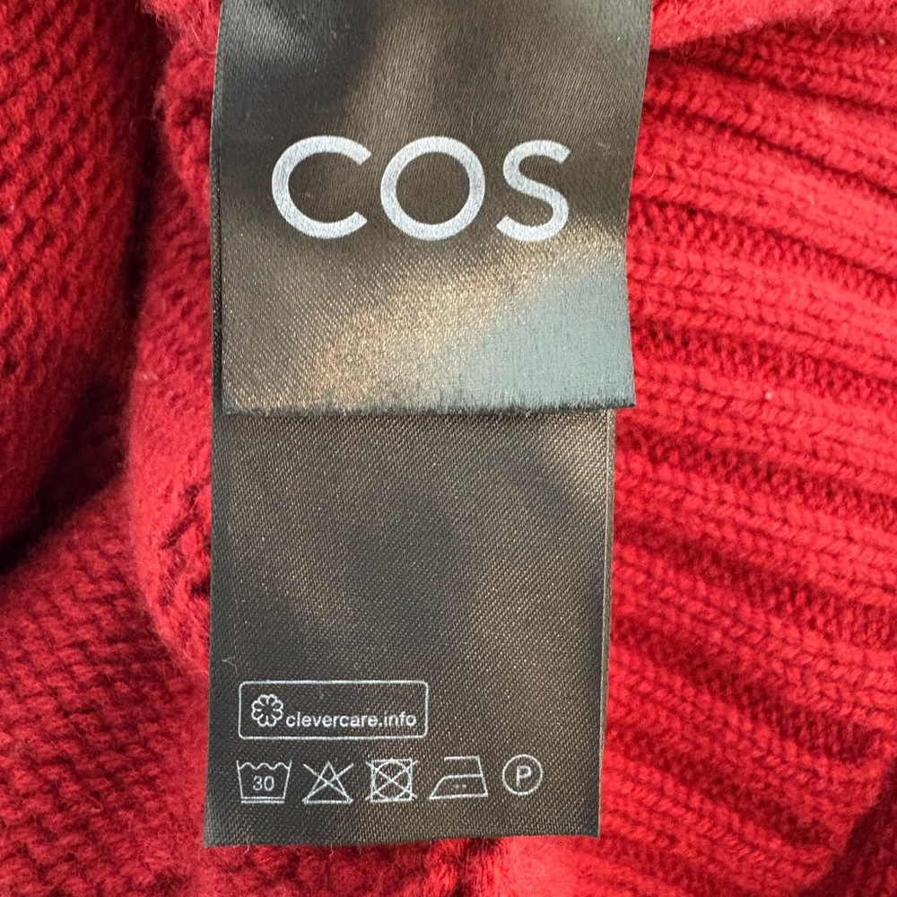 COS Red Turtleneck Sweater - Picture 10 of 10